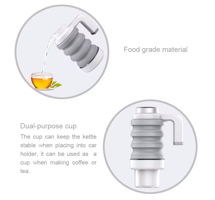 Car Folding Electric Kettle 500ml by GreenLion | Electric Kettle | SASKA Trading