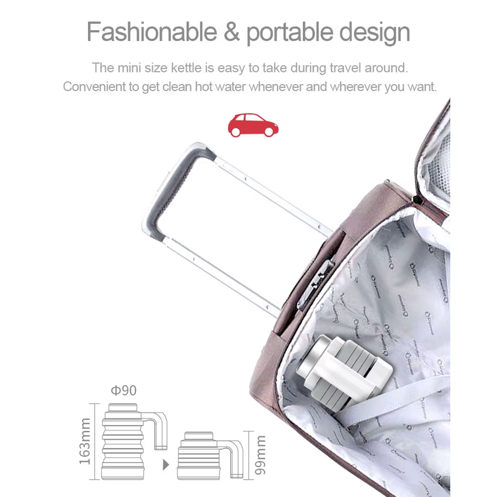 Car Folding Electric Kettle 500ml by GreenLion | Electric Kettle | SASKA Trading