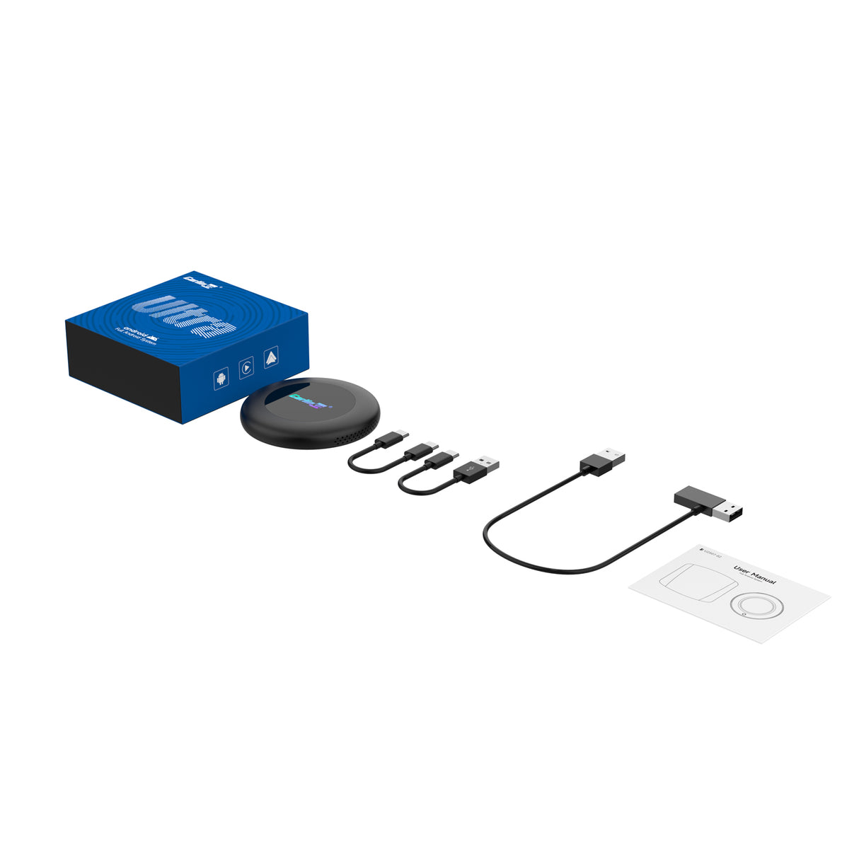 Carlink Tbox Ultra Ai Box, 3-in-1 In-Car Android 15 Smart Carplay Adapter 8GB RAM 128GB ROM by Carlinkit