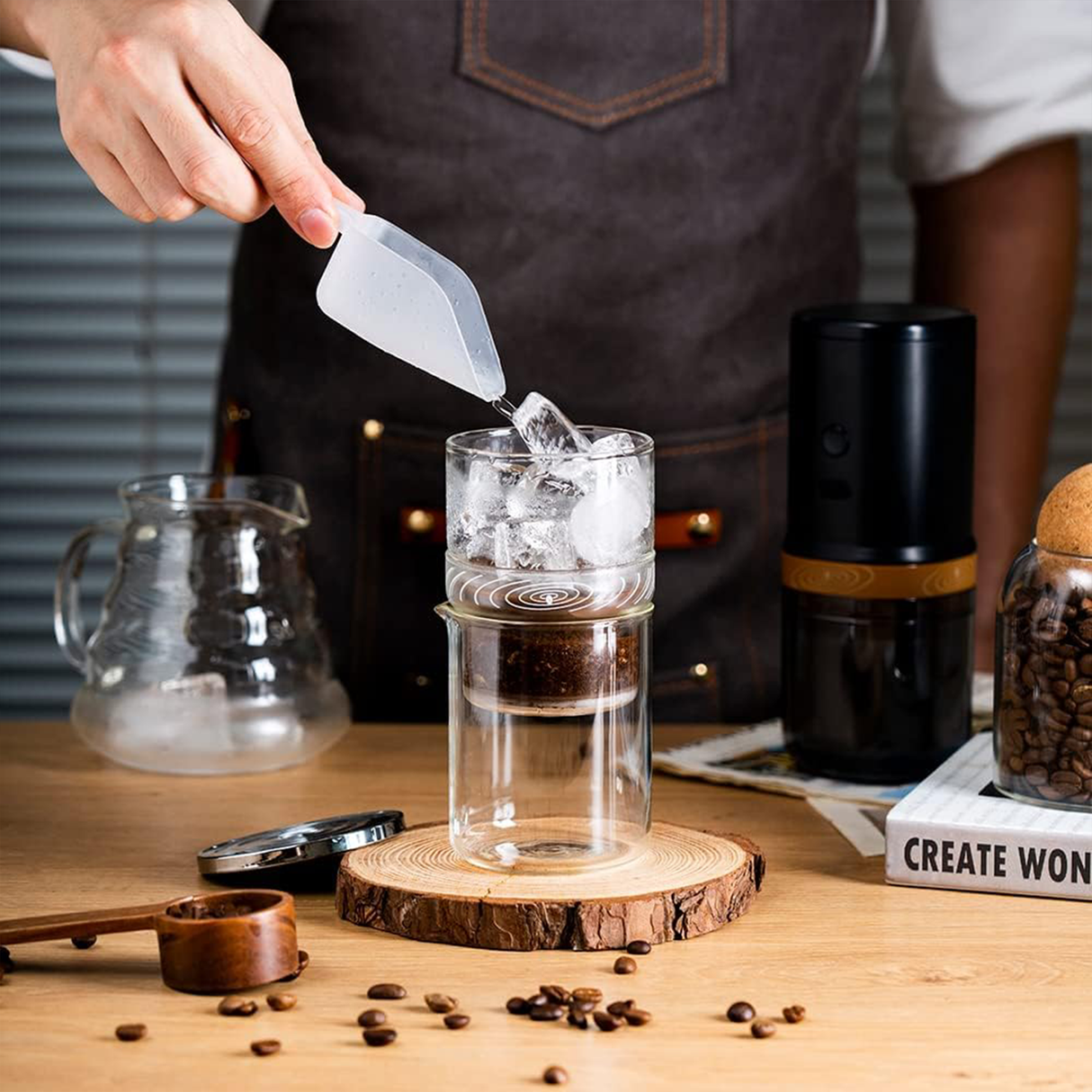 Cold Brew Coffee Maker – Premium Glass Drip Set by iCafilas