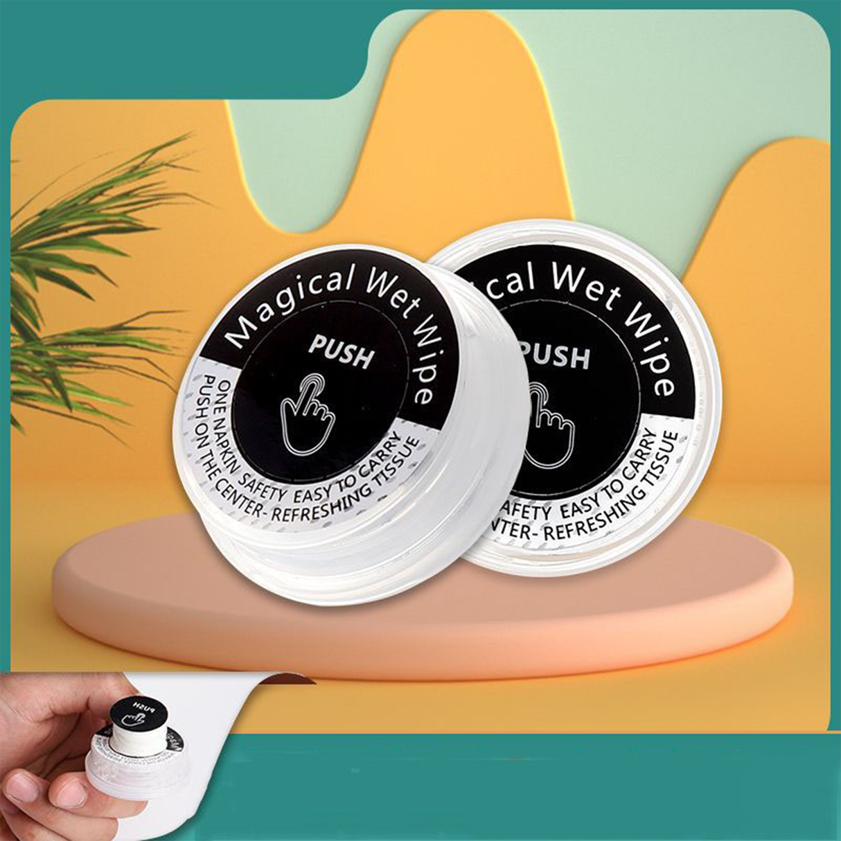 Compressed Hand Wipes Tablets 10 PCS | WIPES | SASKA Trading