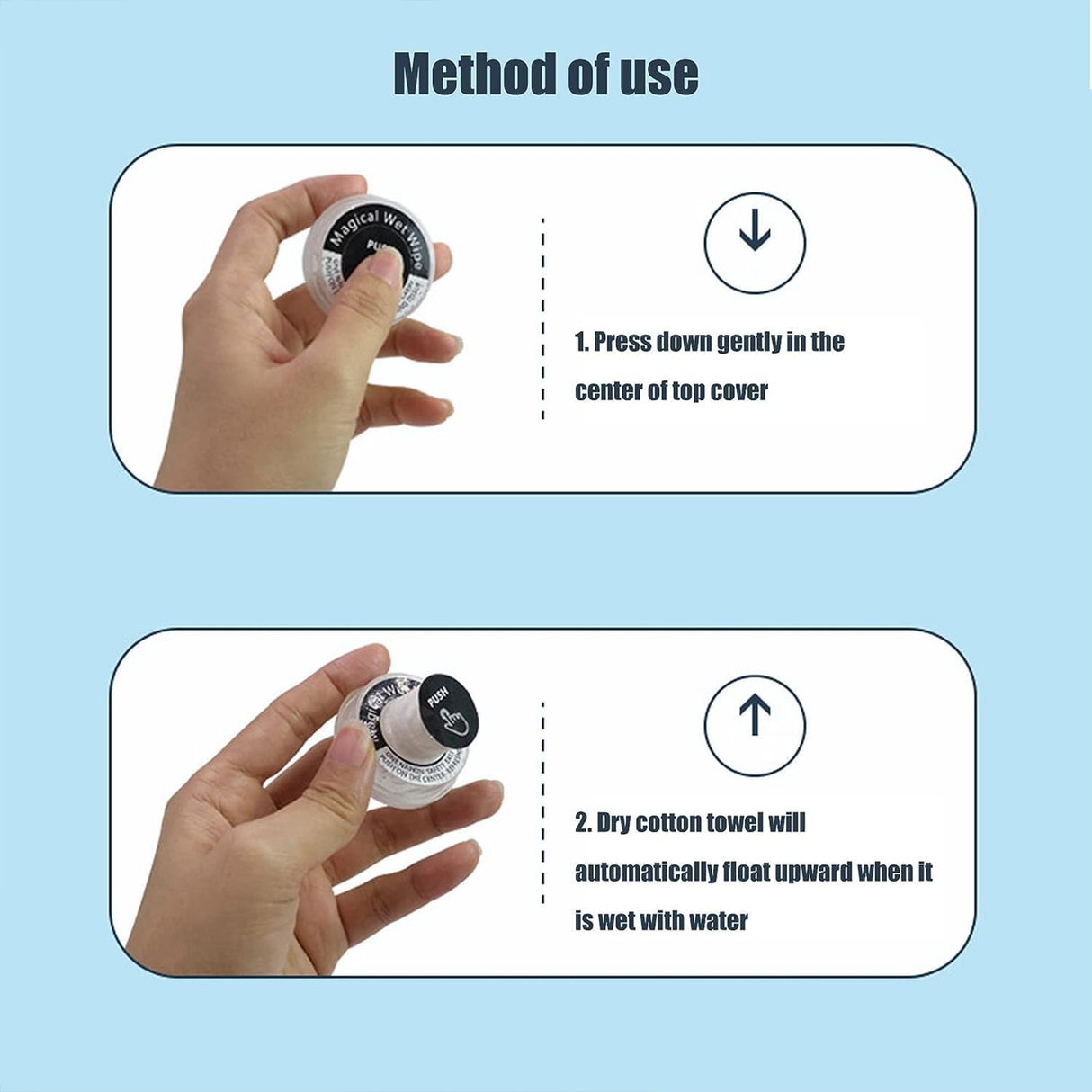 Compressed Hand Wipes Tablets 10 PCS | WIPES | SASKA Trading