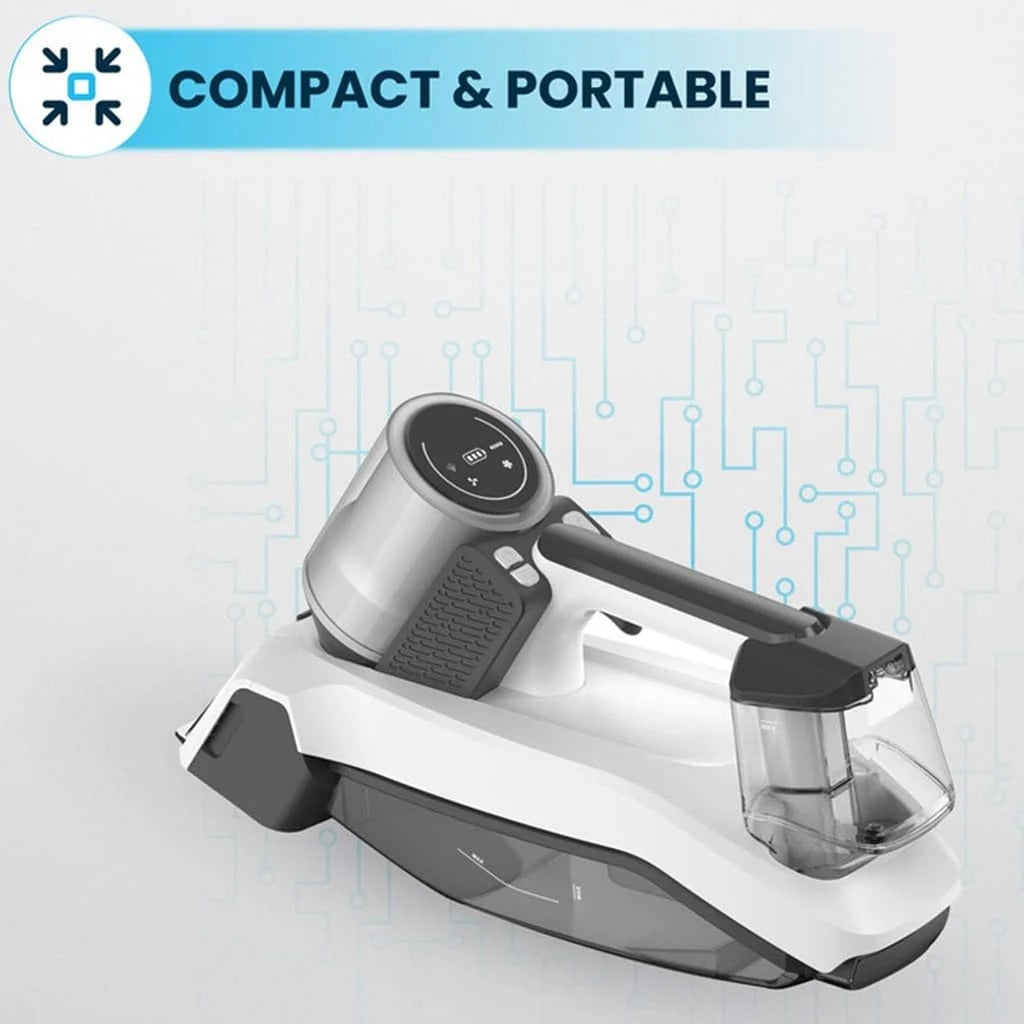 Cordless Spot Cleaner 60W, 8000Pa Suction with Spray and Scrub for Upholstery by Powerology