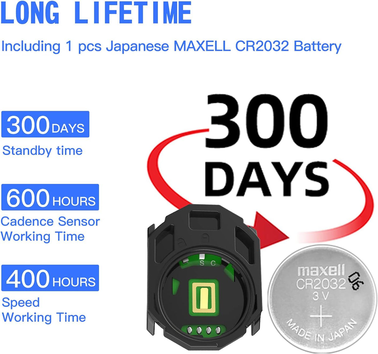 Cycling Speed and Cadence Sensor C3 by CYCPLUS | Bicycle Cadence Sensors | SASKA Trading