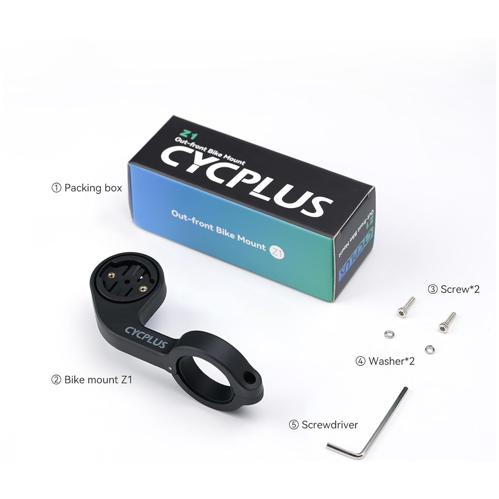 Z1 Cycling Out Front Bike Computer Mount Holder by CYCPLUS | Bicycle Computer Mounts | SASKA Trading