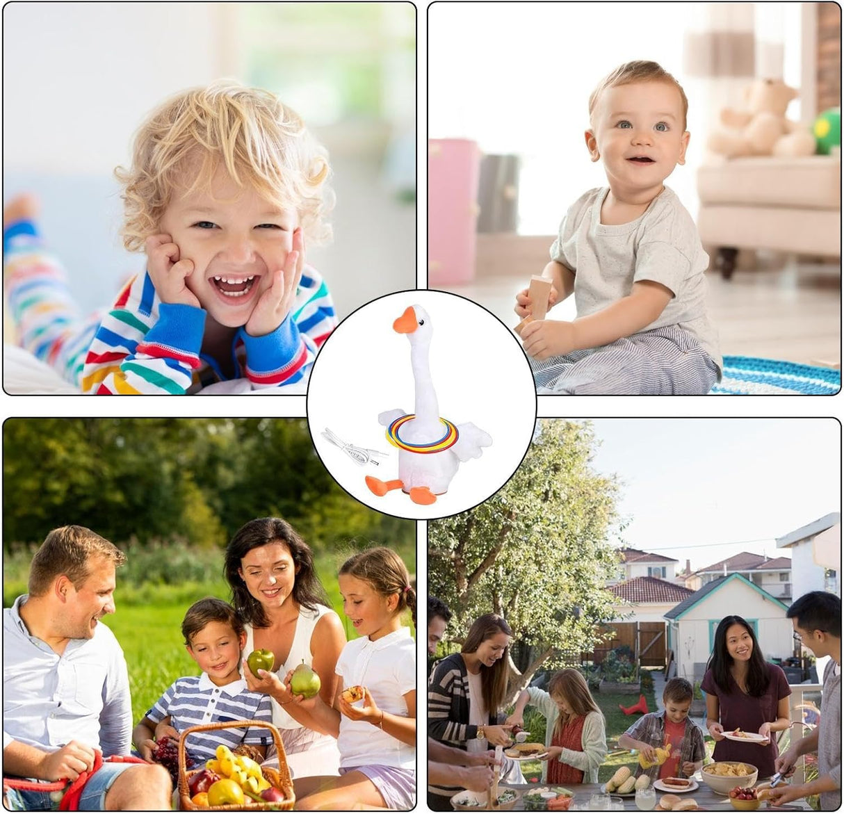 Dancing Singing Duck Toy Ring Toss Games | Kids Toy | SASKA Trading