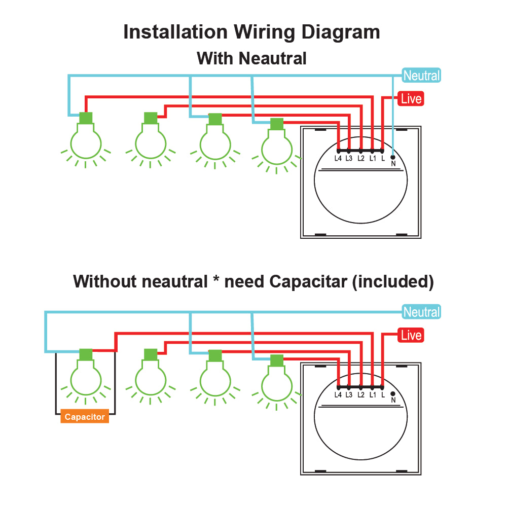 Smart Light Switch SJ-01 by SASKA | Smart Switch | SASKA Trading
