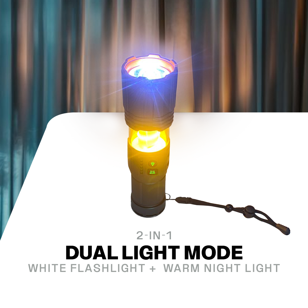 Rechargeable High-Power Flashlight YM-520 by YEMAO | Flashlight | SASKA Trading