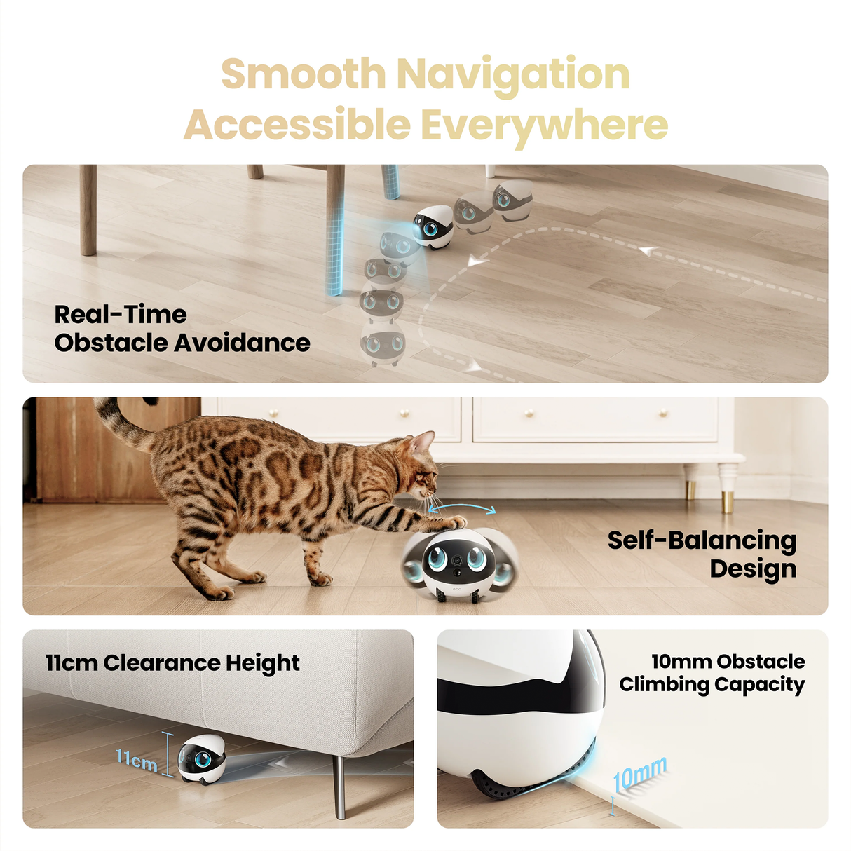EBO Air 2S FamilyBot – Smart AI Home Companion Robot with Auto Tracking & Interactive Camera by Enabot