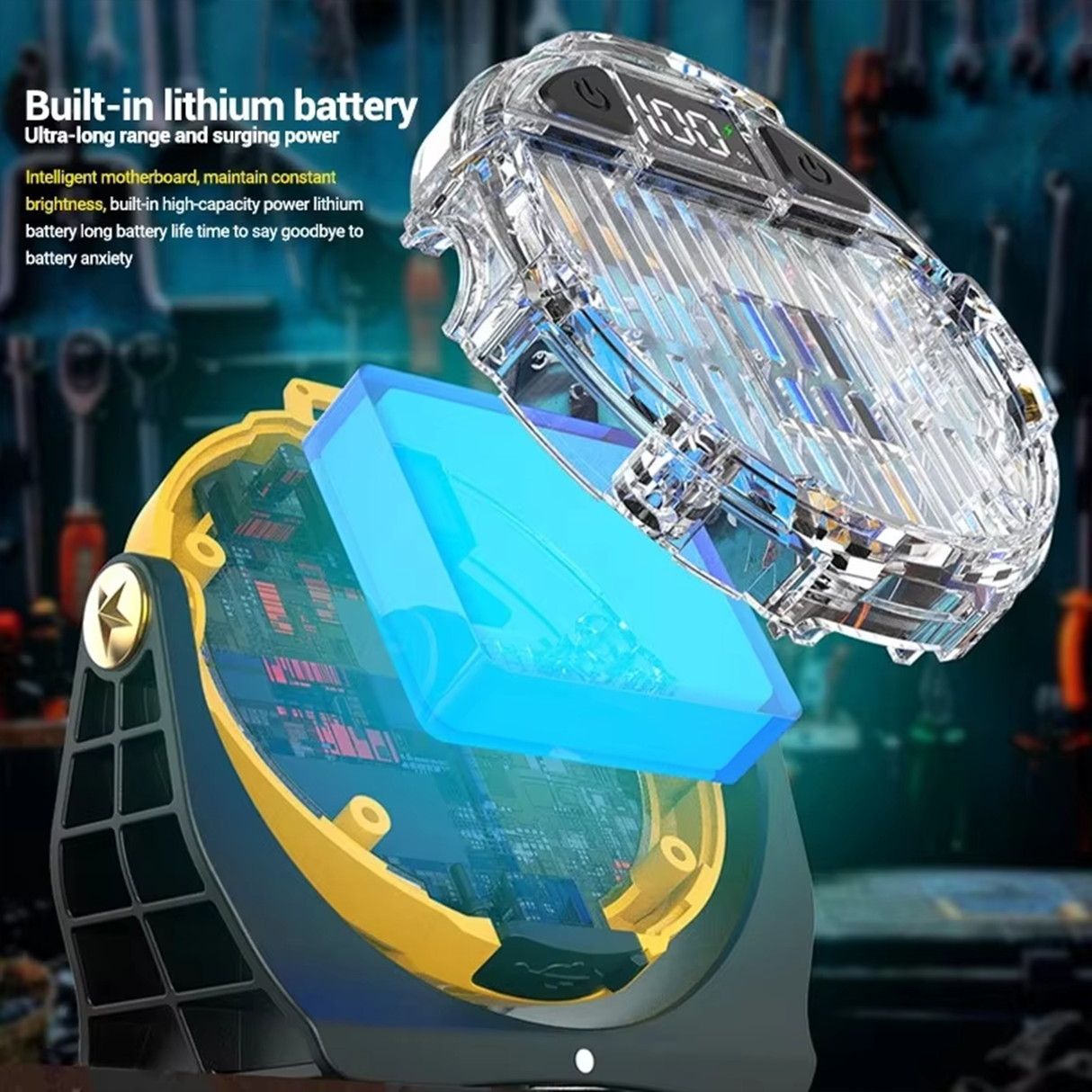 EDC Mini Rechargeable Flashlight MX-6619 | Compact Magnetic USB-C Torch