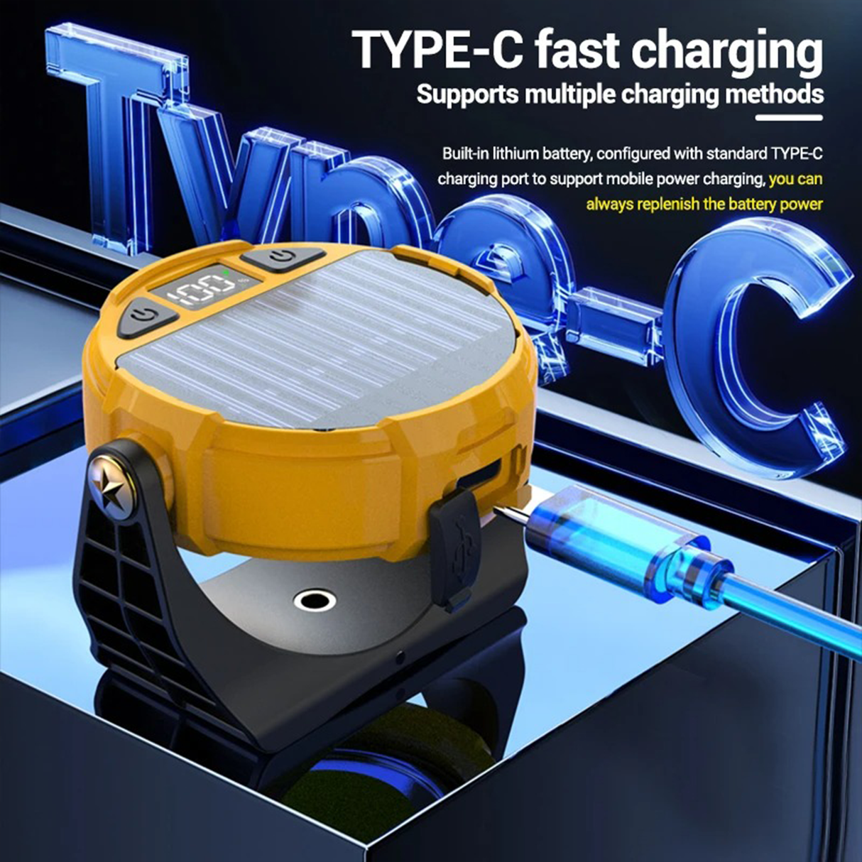 EDC Mini Rechargeable Flashlight MX-6619 | Compact Magnetic USB-C Torch