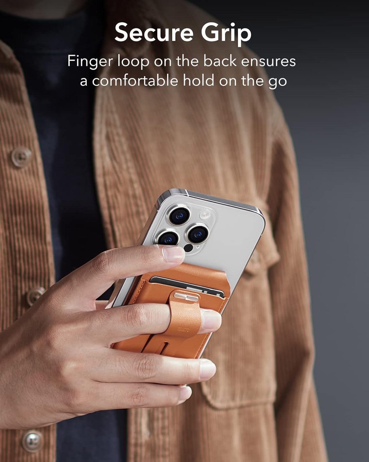 GEO Smart Card Storage with Adjustable Stand & Grip by ESR | Wallet Stand | SASKA Trading