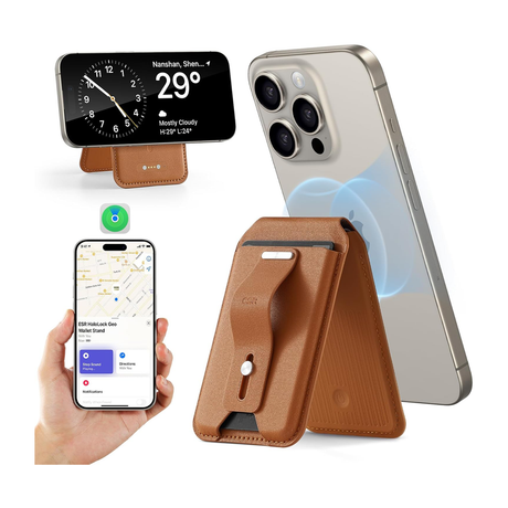 GEO Smart Card Storage with Adjustable Stand & Grip by ESR | Wallet Stand | SASKA Trading