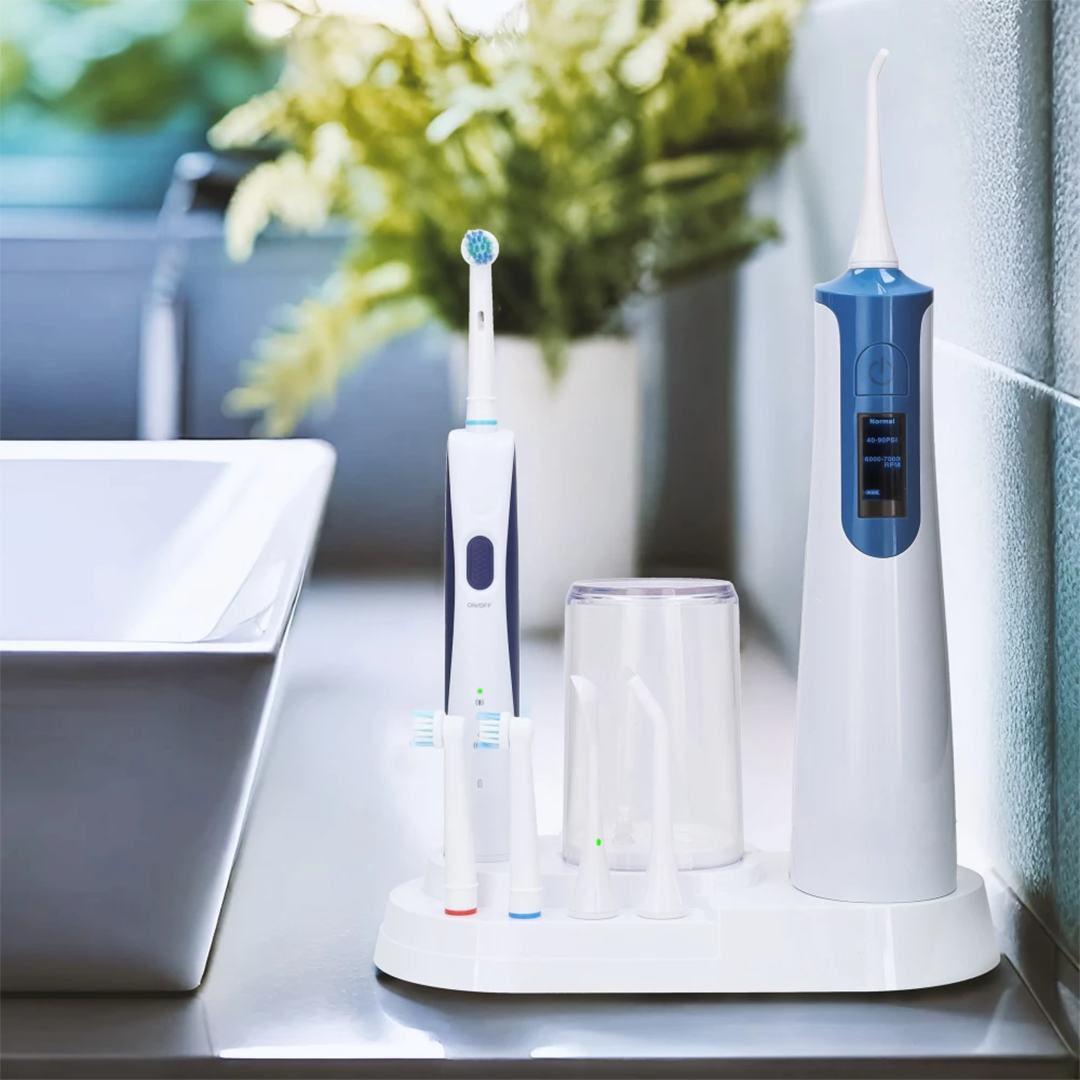 Electric Toothbrush and Water Flosser Kit by Perfect smile | Electric Toothbrush | SASKA Trading