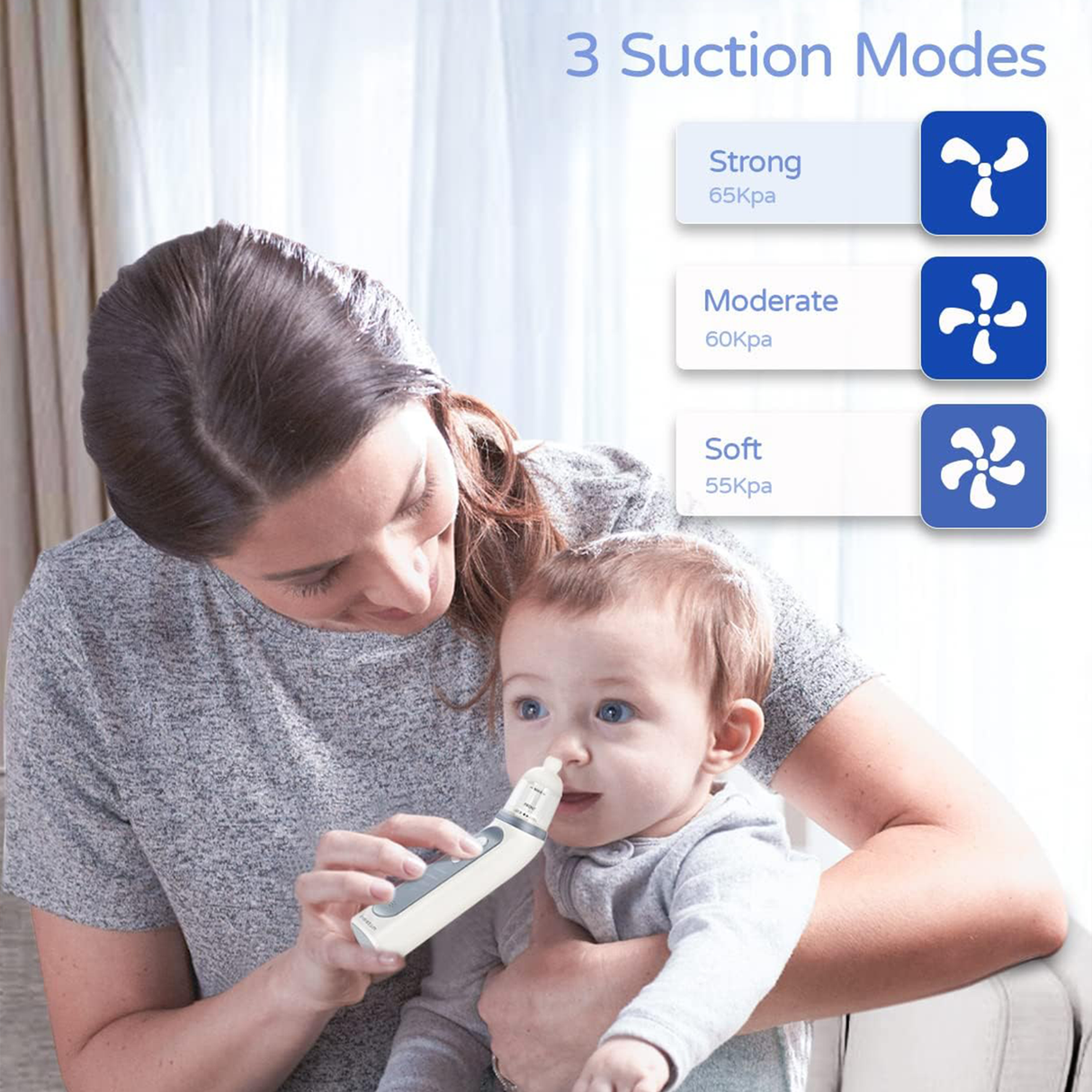 Electric Baby Nasal Aspirator Vacuum Cleaner X70 | Baby Nasal Aspirator | SASKA