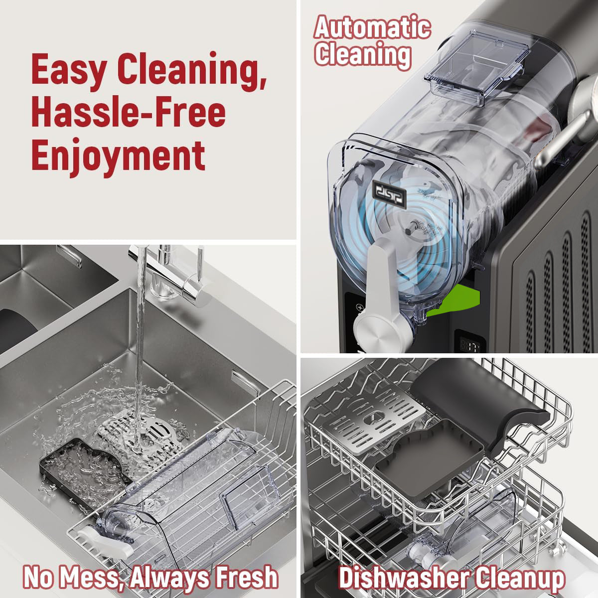 Electric Frozen Dessert & Slushie Maker by DSP | Slush and Ice Cream Maker | SASKA Trading