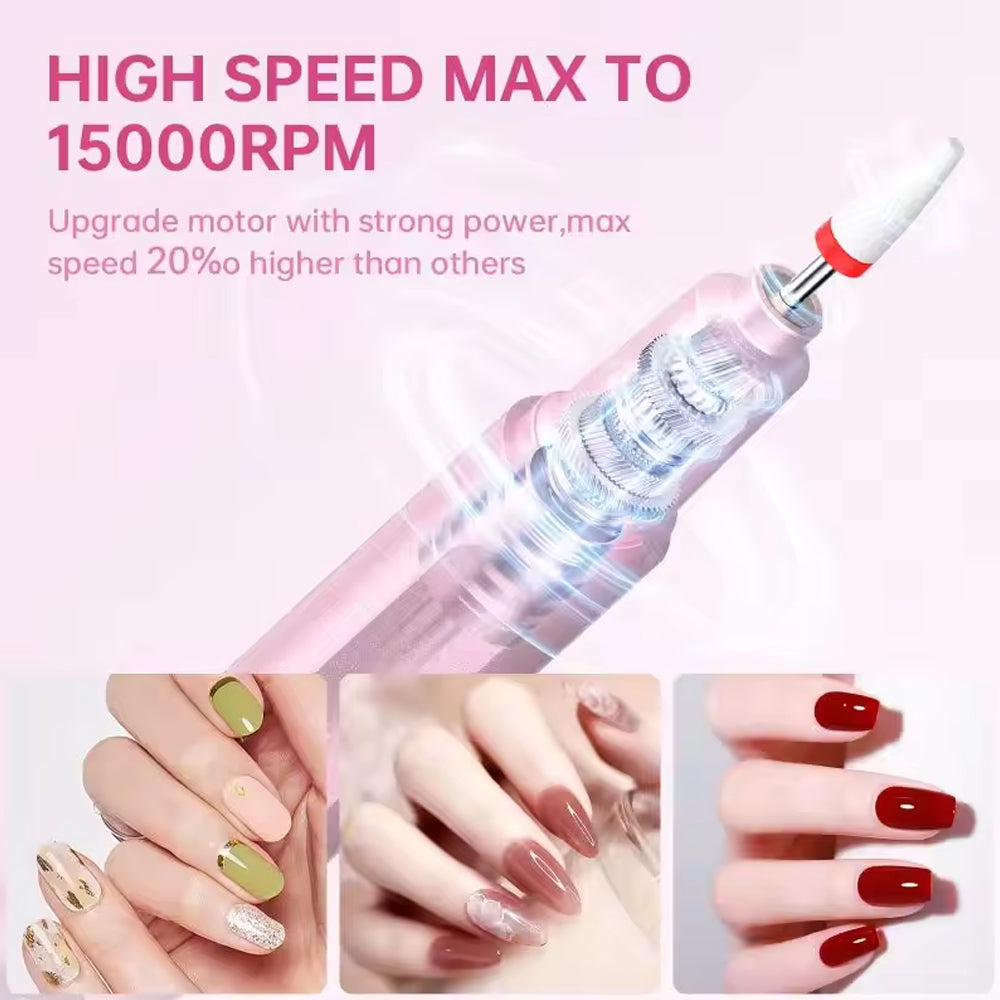 Rechargeable Electric Cordless Nail Drill Professional for Nails | Nail Care | SASKA Trading