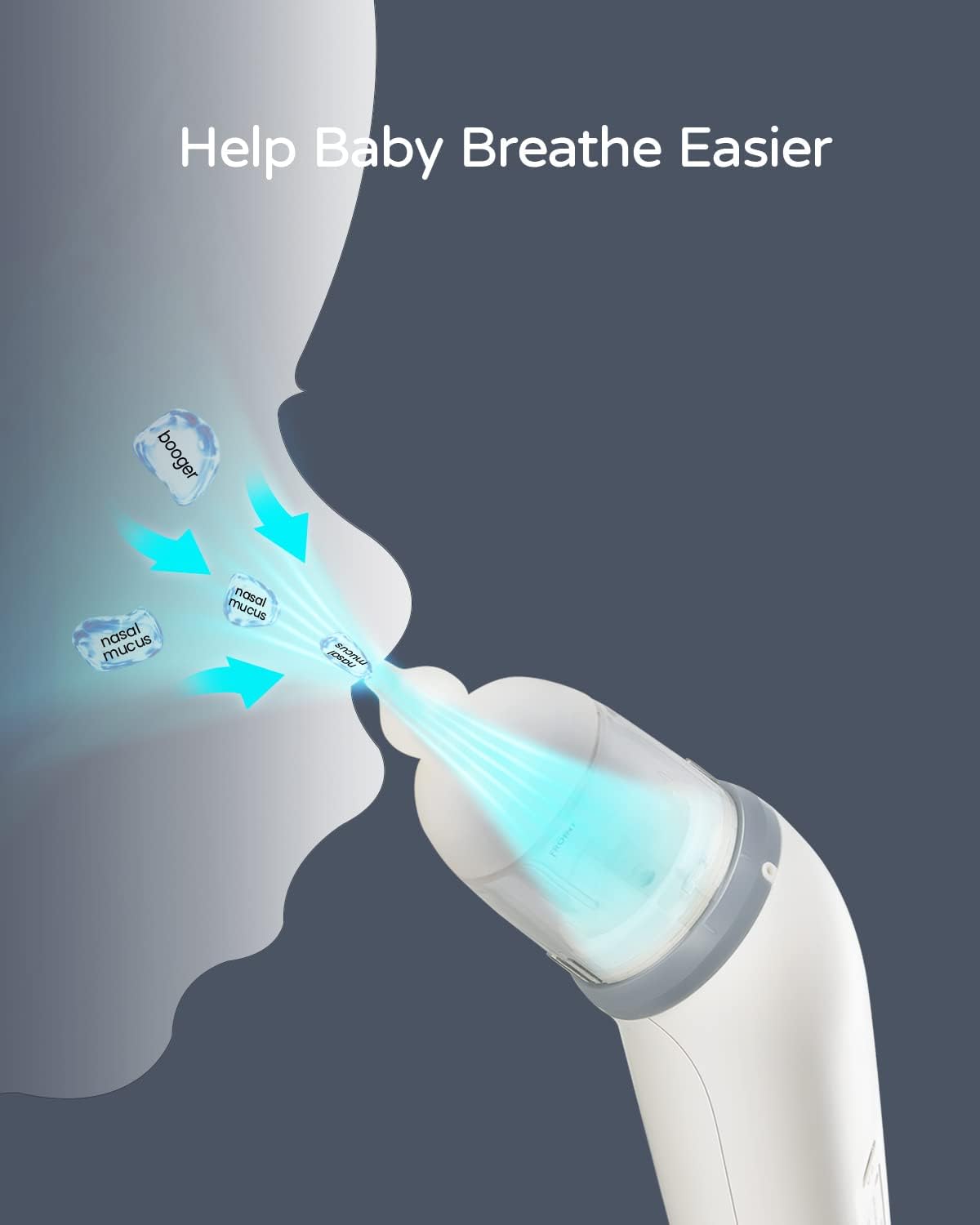 Electric Baby Nasal Aspirator Vacuum Cleaner X70 | Baby Nasal Aspirator | SASKA Trading