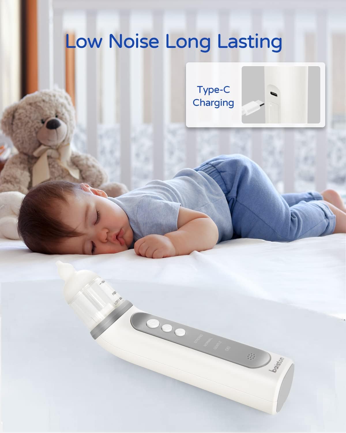 Electric Baby Nasal Aspirator Vacuum Cleaner X70 | Baby Nasal Aspirator | SASKA Trading