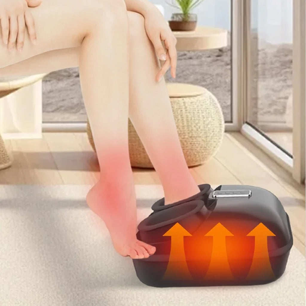 Electric Shiatsu Foot Massager with Heat - Deep Kneading Massage Relief | Foot Massager | SASKA Trading