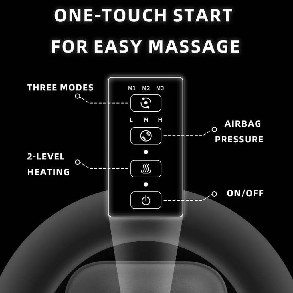 Electric Shiatsu Foot Massager with Heat - Deep Kneading Massage Relief | Foot Massager | SASKA Trading