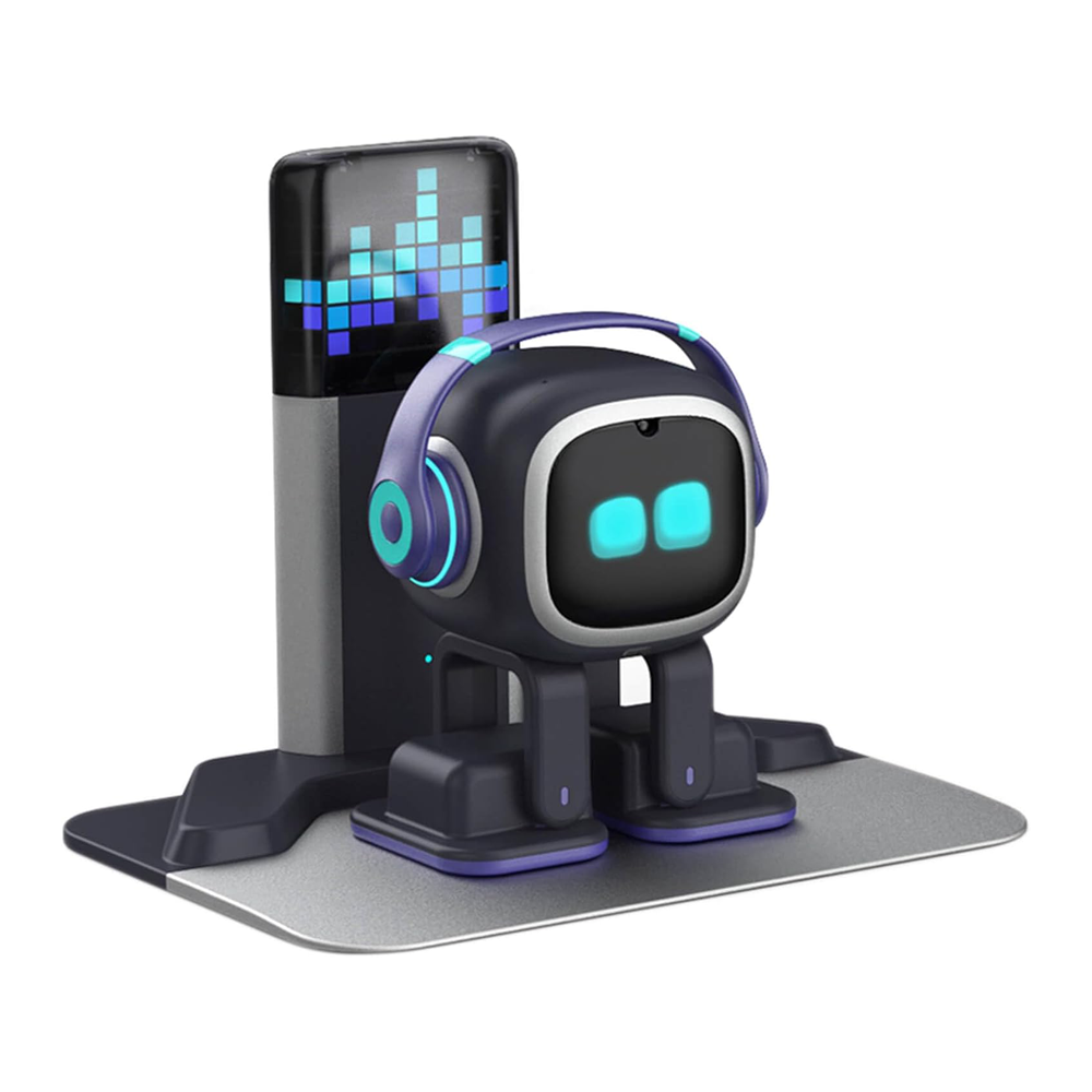 EMO Go Home AI Desktop Pet Robot with EMO Smart Lighting Automatic Charging Version by Living.AI | AI Robot | SASKA Trading