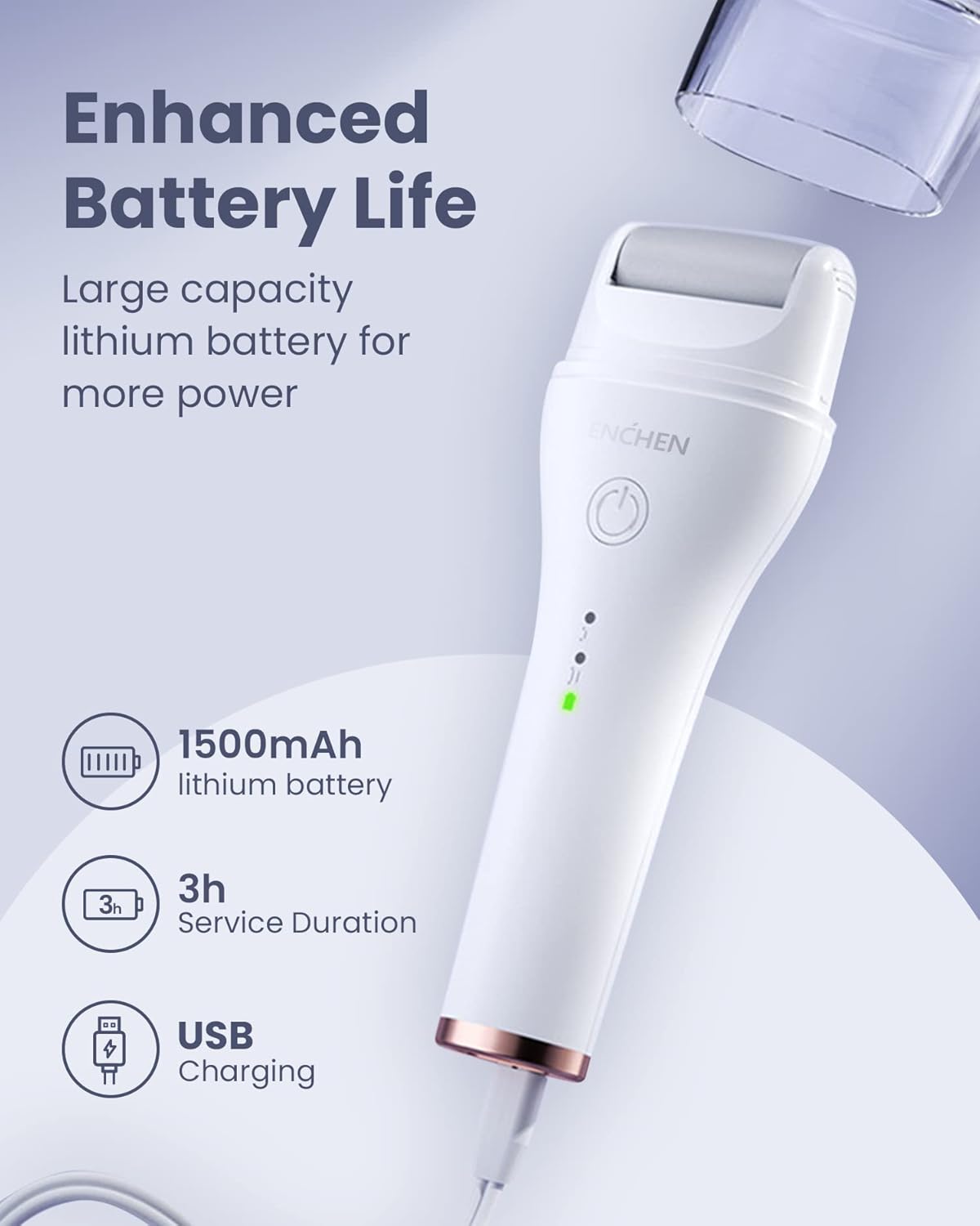 Electric Foot Callus Remover by Enchen Rock | Foot Care | SASKA Trading