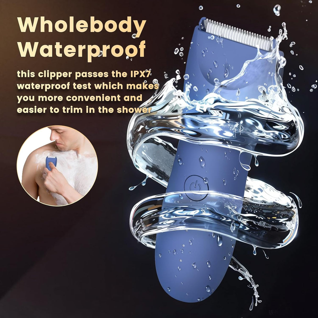 Waterproof Hair Clipper Body Trimmer for Man by Enssu | Hair Clipper | SASKA Trading