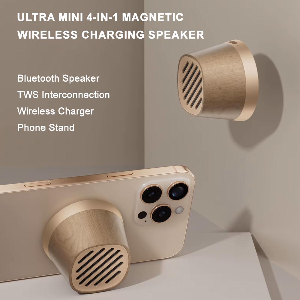 4-in-1 Magnetic MagSafe Charger Speaker K13 by Ezvalo | Wireless Speaker | SASKA Trading