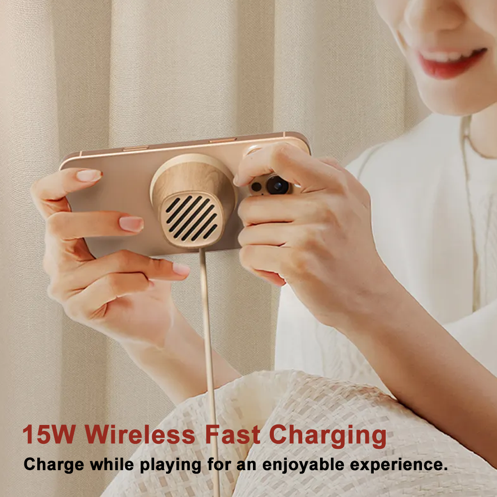 4-in-1 Magnetic MagSafe Charger Speaker K13 by Ezvalo | Wireless Speaker | SASKA Trading