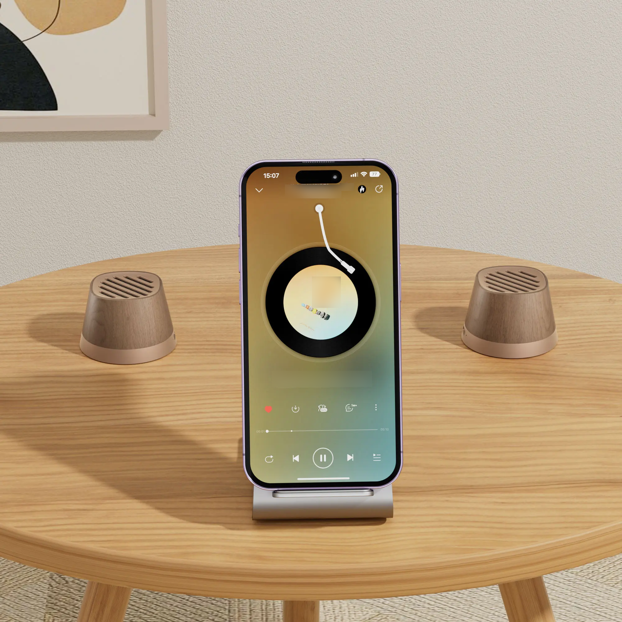 4-in-1 Magnetic MagSafe Charger Speaker K13 by Ezvalo | Wireless Speaker | SASKA Trading