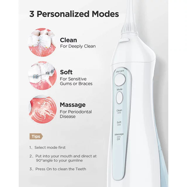 Fairywill 2 in 1 Water Flosser & Electric Toothbrush | Water Flosser | SASKA Trading