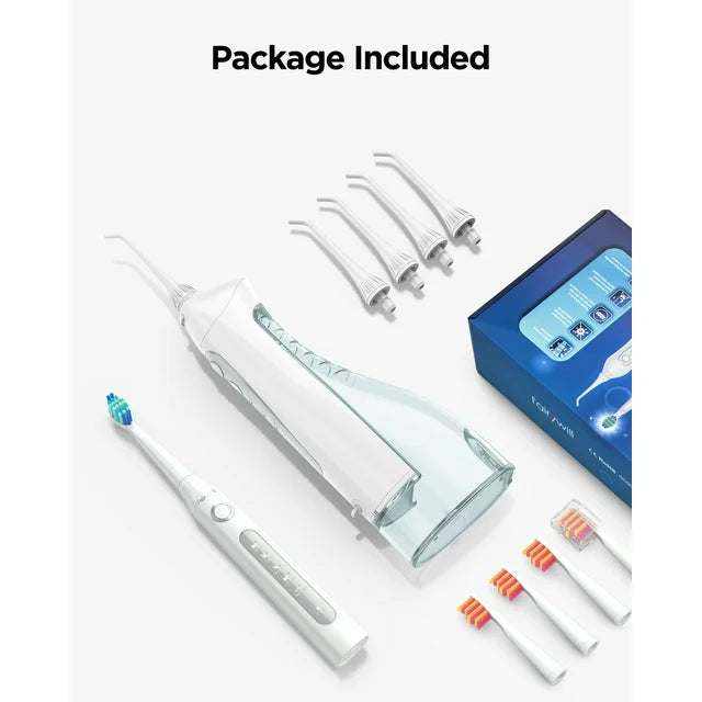 Fairywill 2 in 1 Water Flosser & Electric Toothbrush | Water Flosser | SASKA Trading