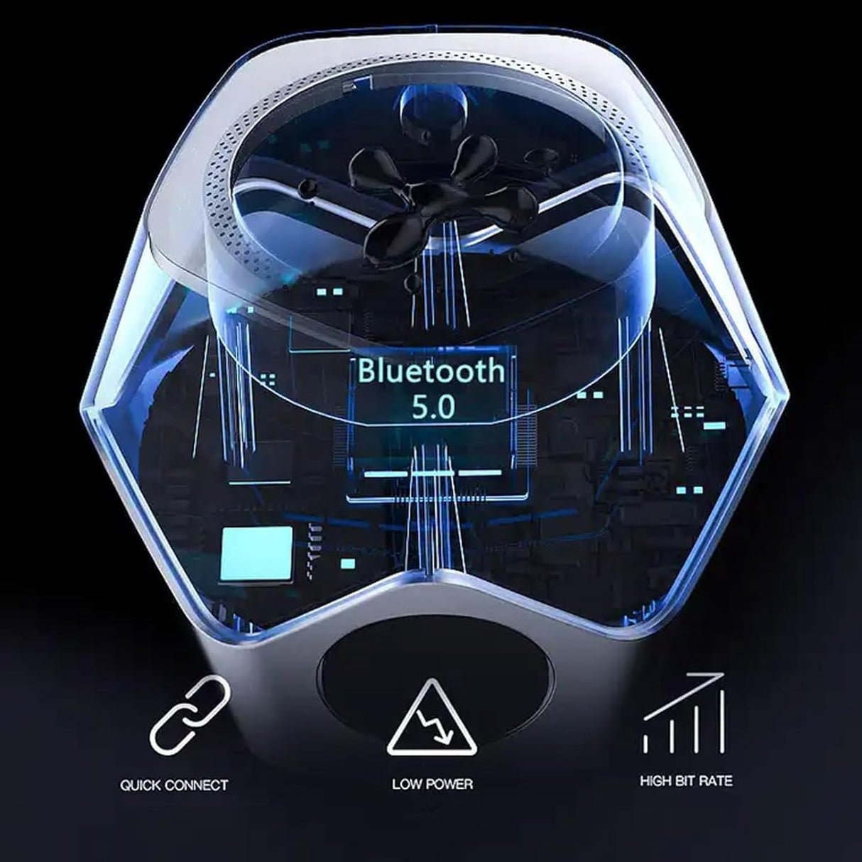 Magnetic Ferro fluid Bluetooth Speaker by FREKVENS | Speaker | SASKA Trading