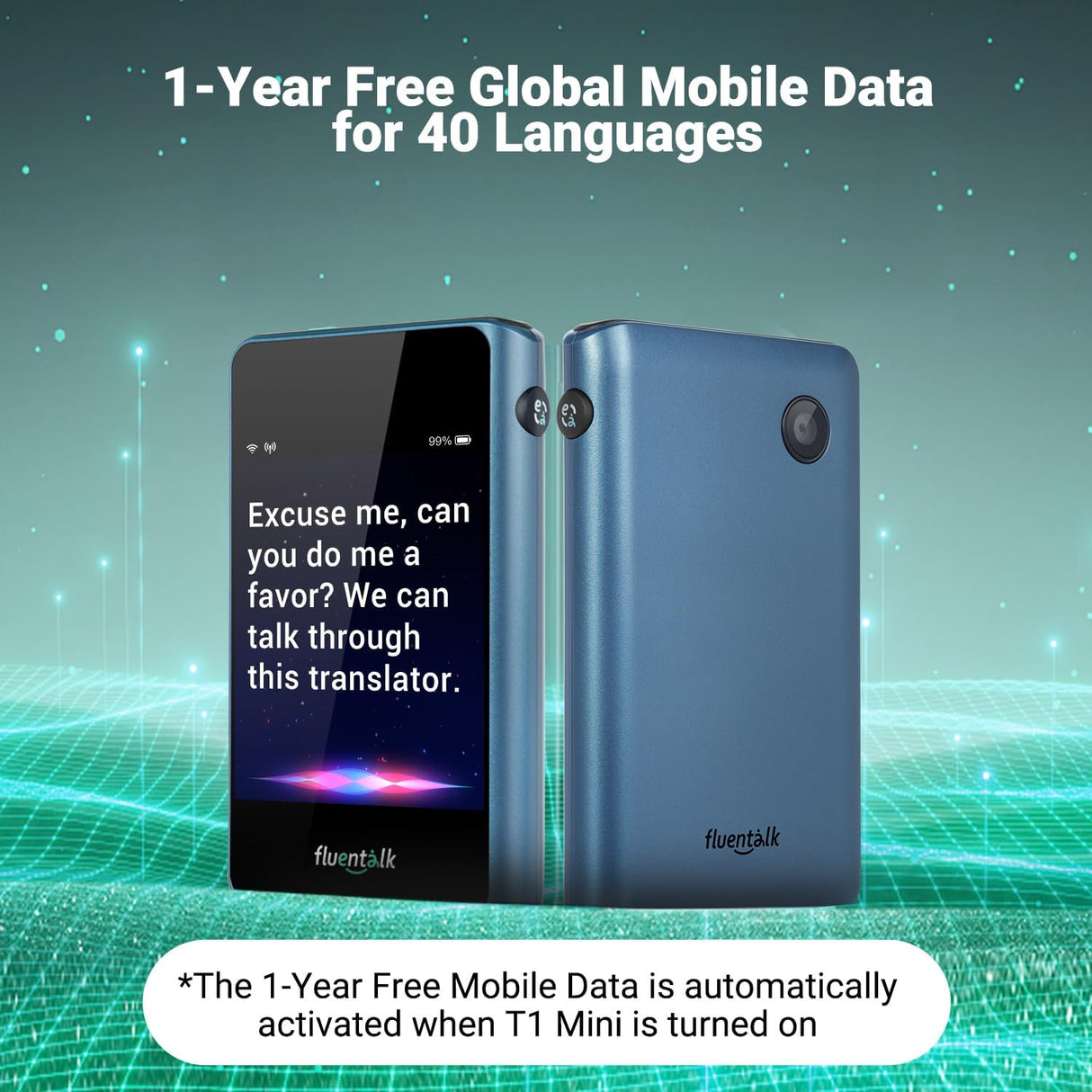 Timekettle Fluentalk Mini Language Translator Device T1 | Translator Device | SASKA Trading