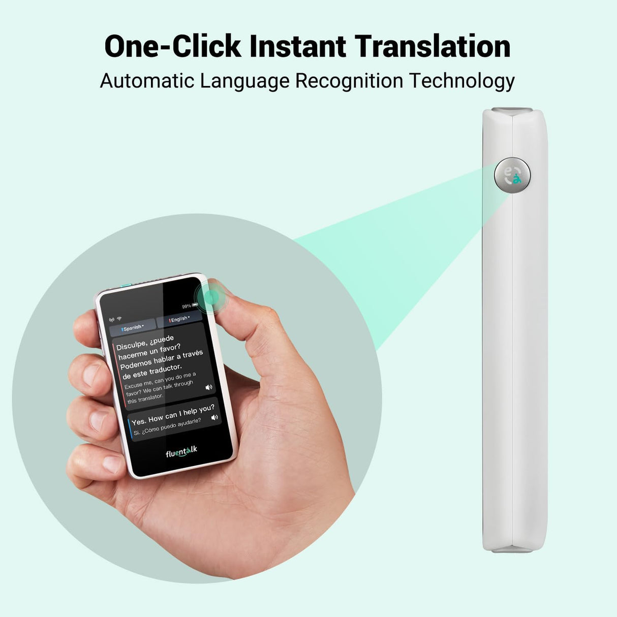 Timekettle Fluentalk Mini Language Translator Device T1 | Translator Device | SASKA Trading
