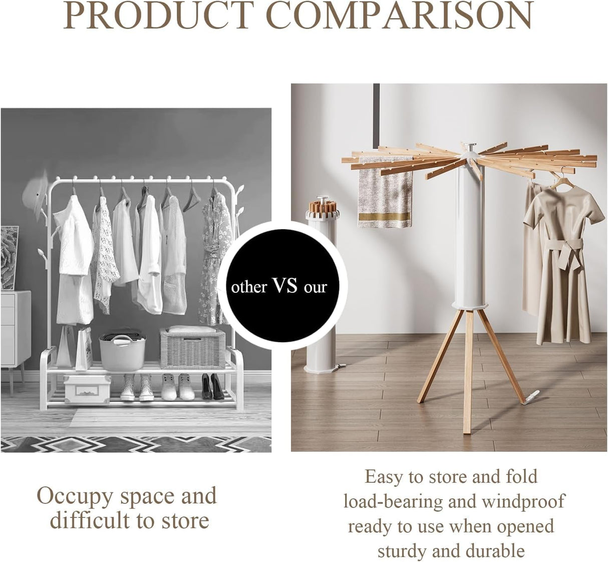 Foldable Clothes Drying Hanger | Garments Rack | SASKA Trading