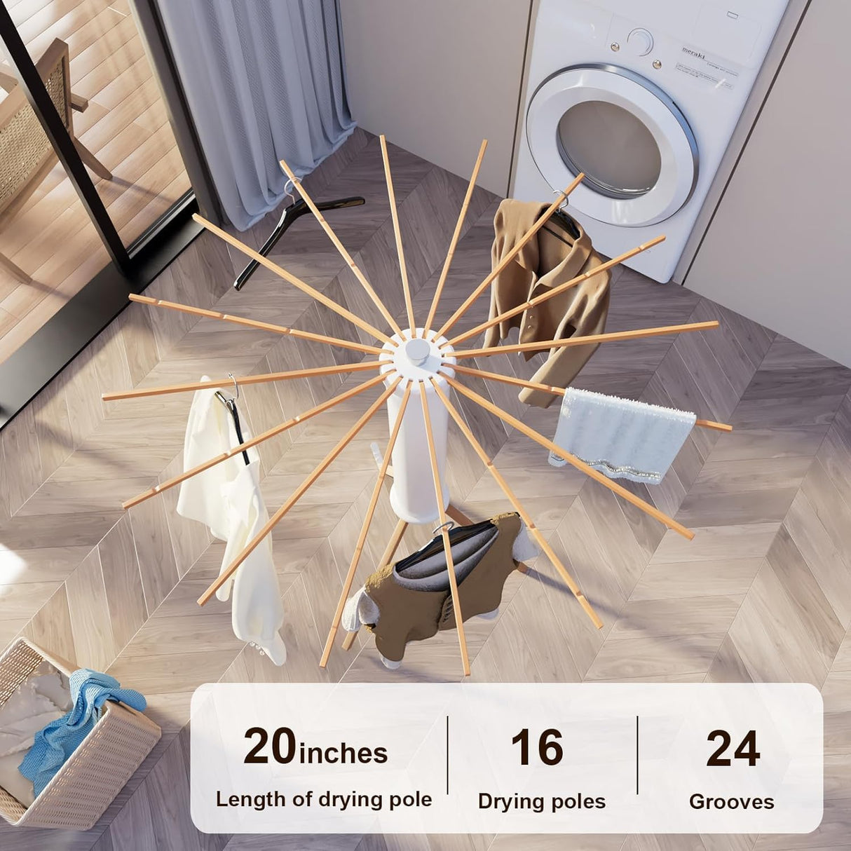 Foldable Clothes Drying Hanger | Garments Rack | SASKA Trading