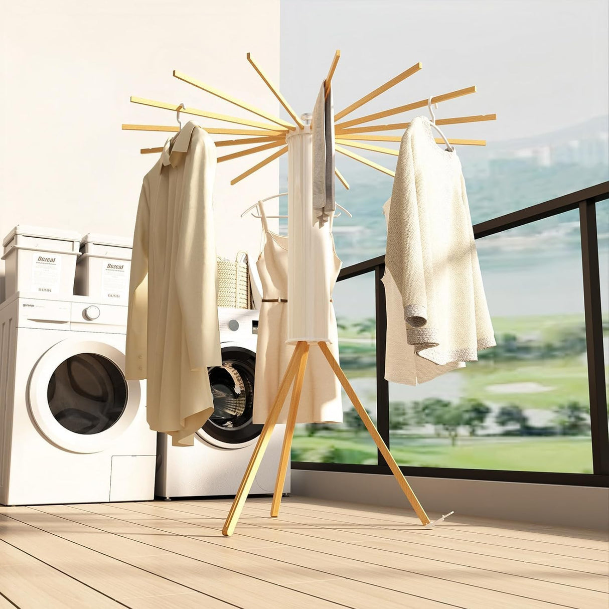 Foldable Clothes Drying Hanger | Garments Rack | SASKA Trading