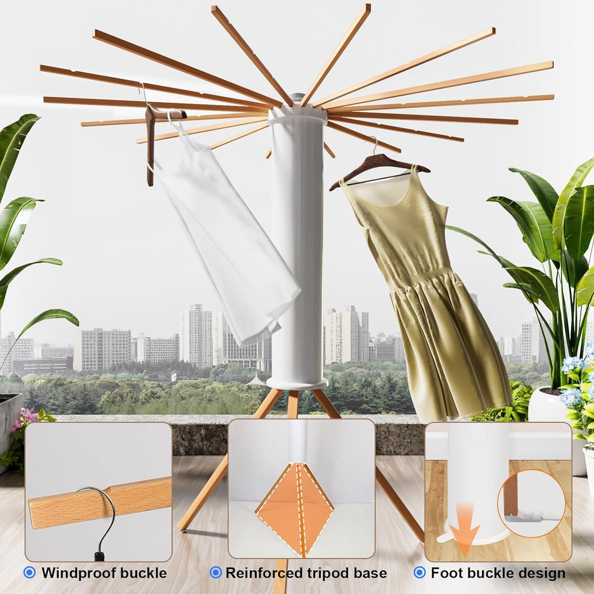 Foldable Clothes Drying Hanger | Garments Rack | SASKA Trading
