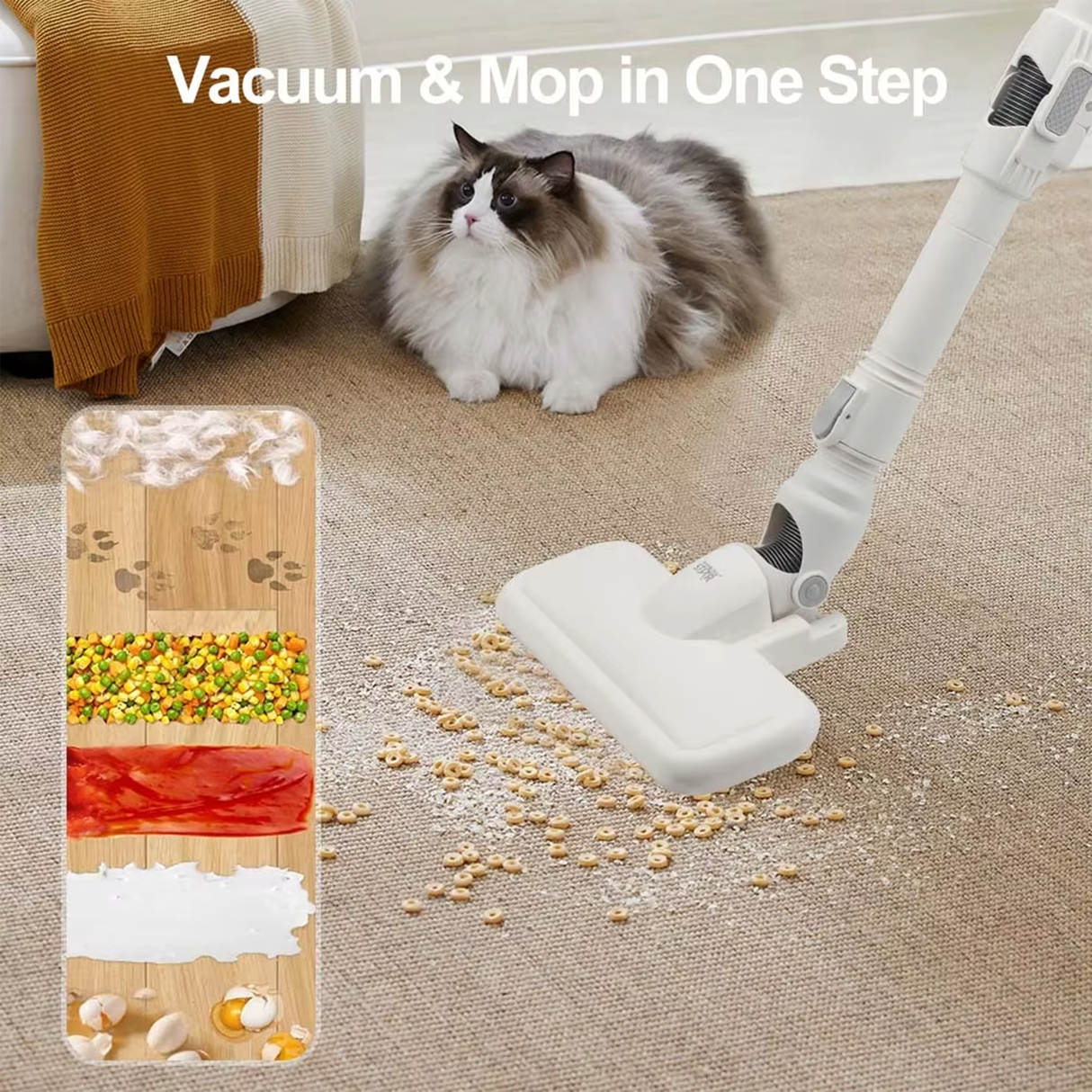 Foldable Portable 2-in-1 Stick & Handheld Wired Vacuum Cleaner ST-5047 by Winning Star | Vacuum Cleaner | SASKA Trading