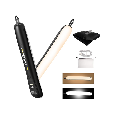 GC12 Bi-color Temperature Inflatable Photography Light Tube by INKEE | LED Video Light | SASKA Trading