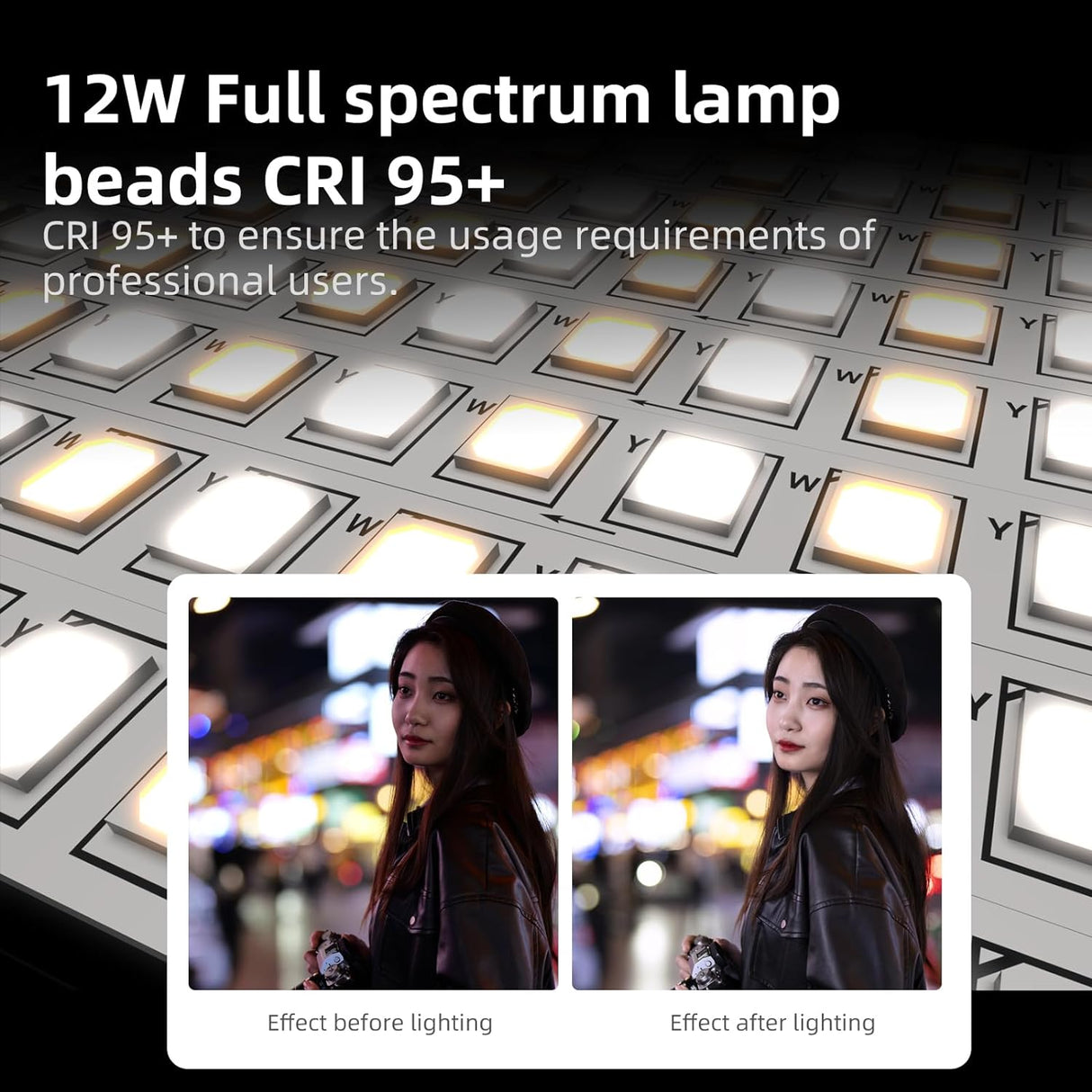 GC12 Bi-color Temperature Inflatable Photography Light Tube by INKEE | LED Video Light | SASKA Trading