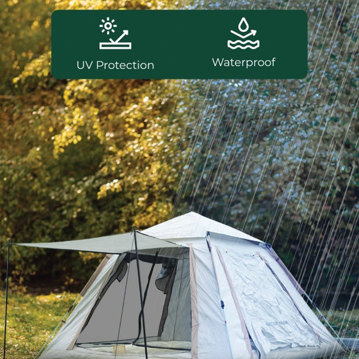 GT-6 Camping Tent – 6-Person Waterproof Outdoor Shelter by Green Lion