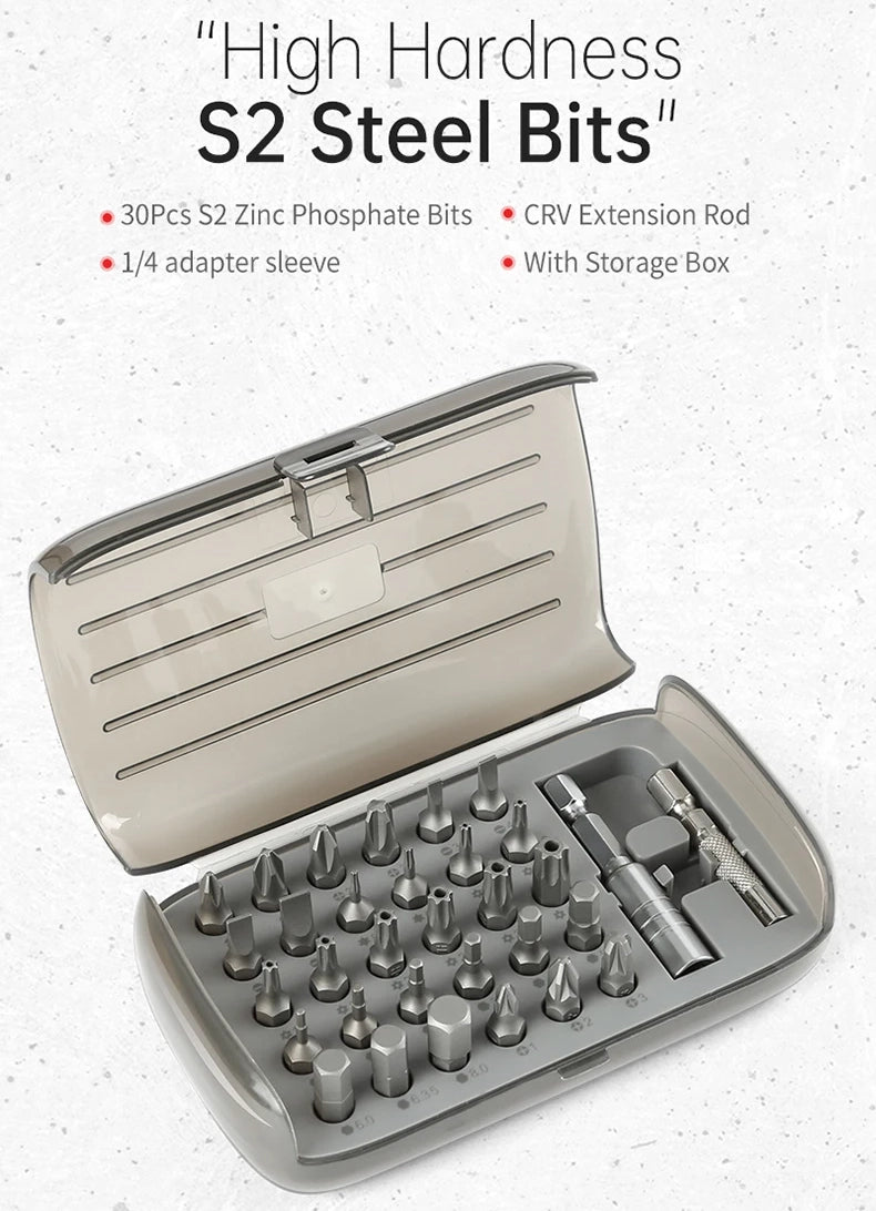 Green Lion 35 in 1 Electric Screwdriver Set Black | Electric Screwdriver | SASKA Trading