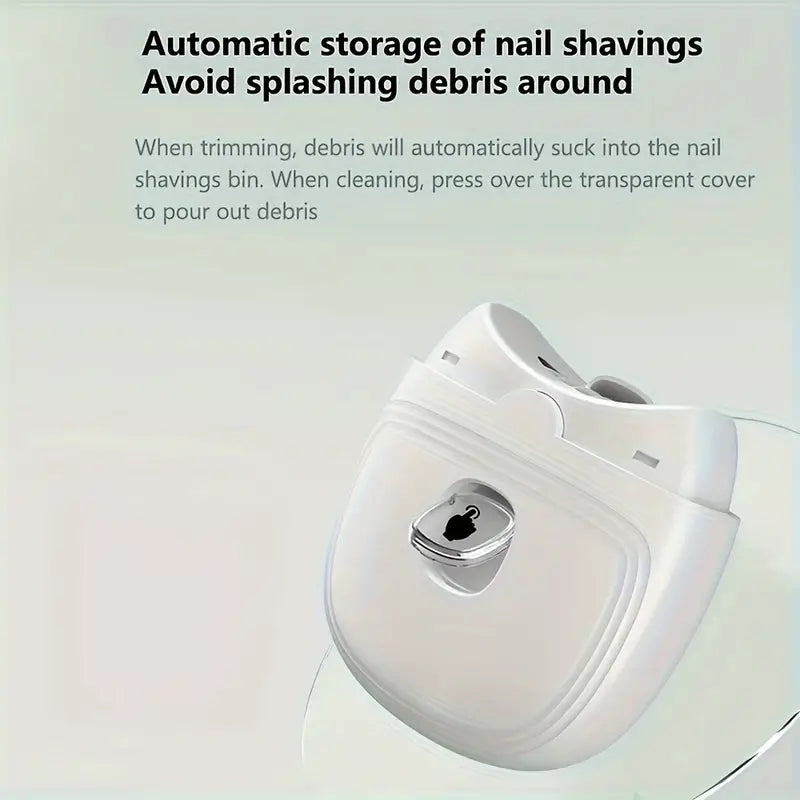 Green Lion Cut-Q Clipper Electric Nail Cutter White | Electric Nail Cutter | SASKA Trading