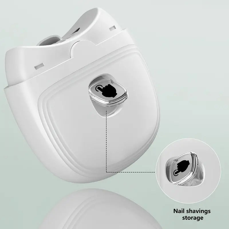 Green Lion Cut-Q Clipper Electric Nail Cutter White | Electric Nail Cutter | SASKA Trading