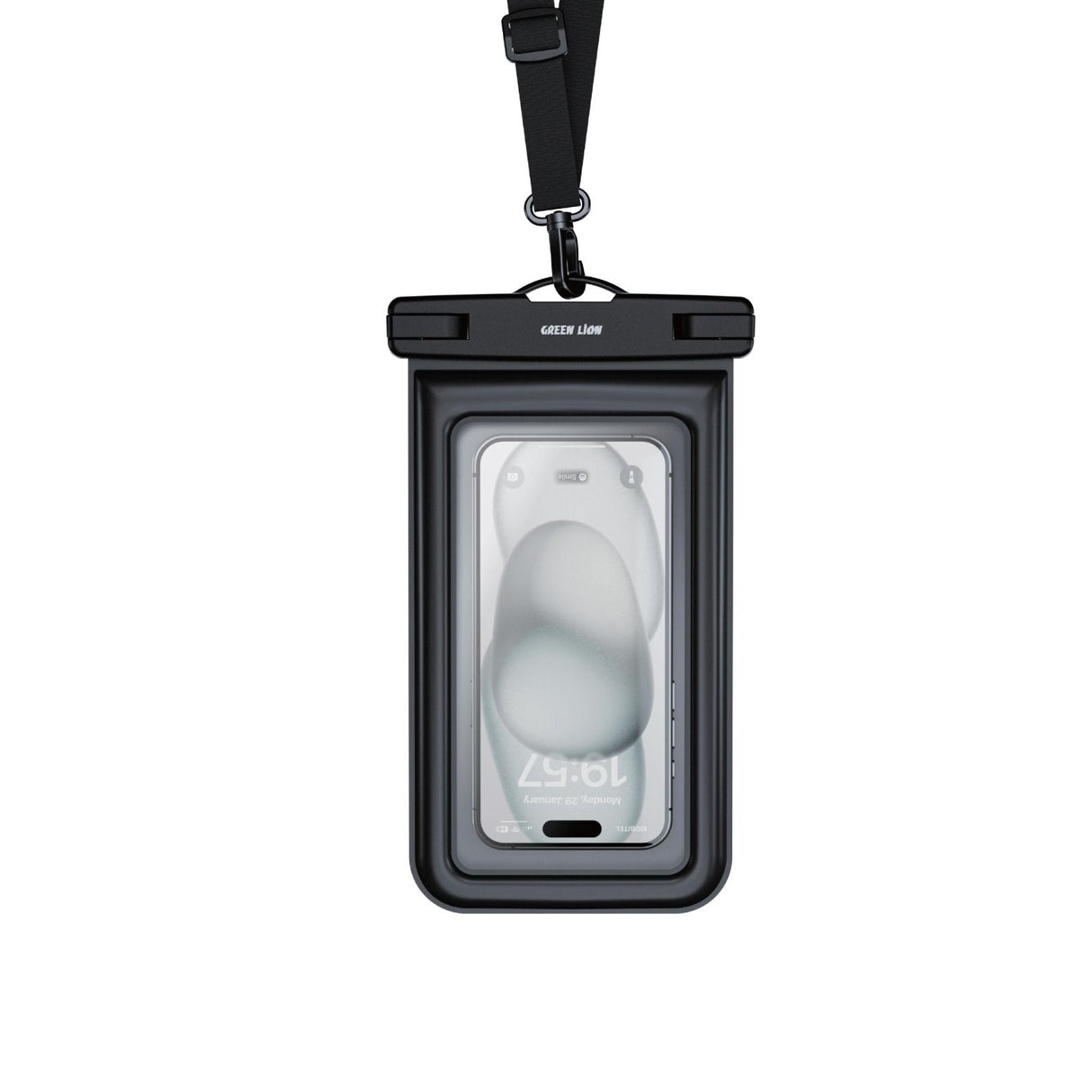 Waterproof Pouch for 7.2-inch Phone - Clear by Green Lion | Waterproof Phone Pouch | SASKA Trading