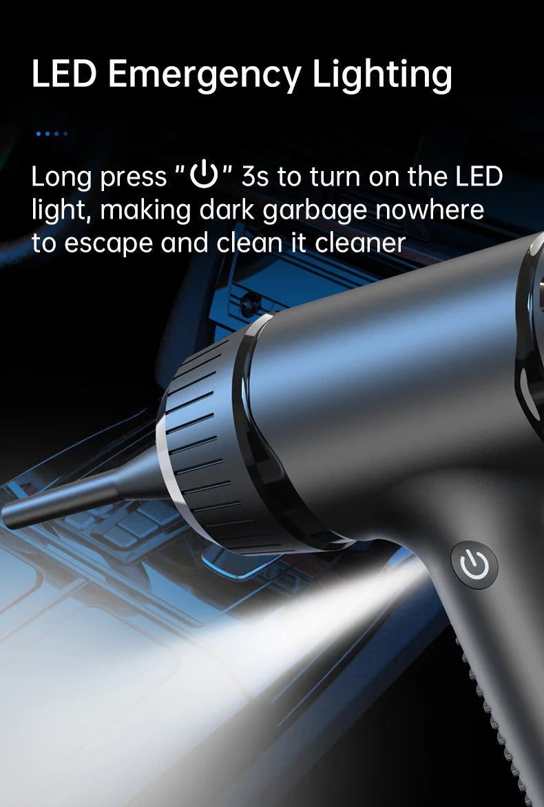 Wireless Vacuum Cleaner & Dust Blower 2 in 1 55W - Black | Vacuum Cleaner | SASKA Trading