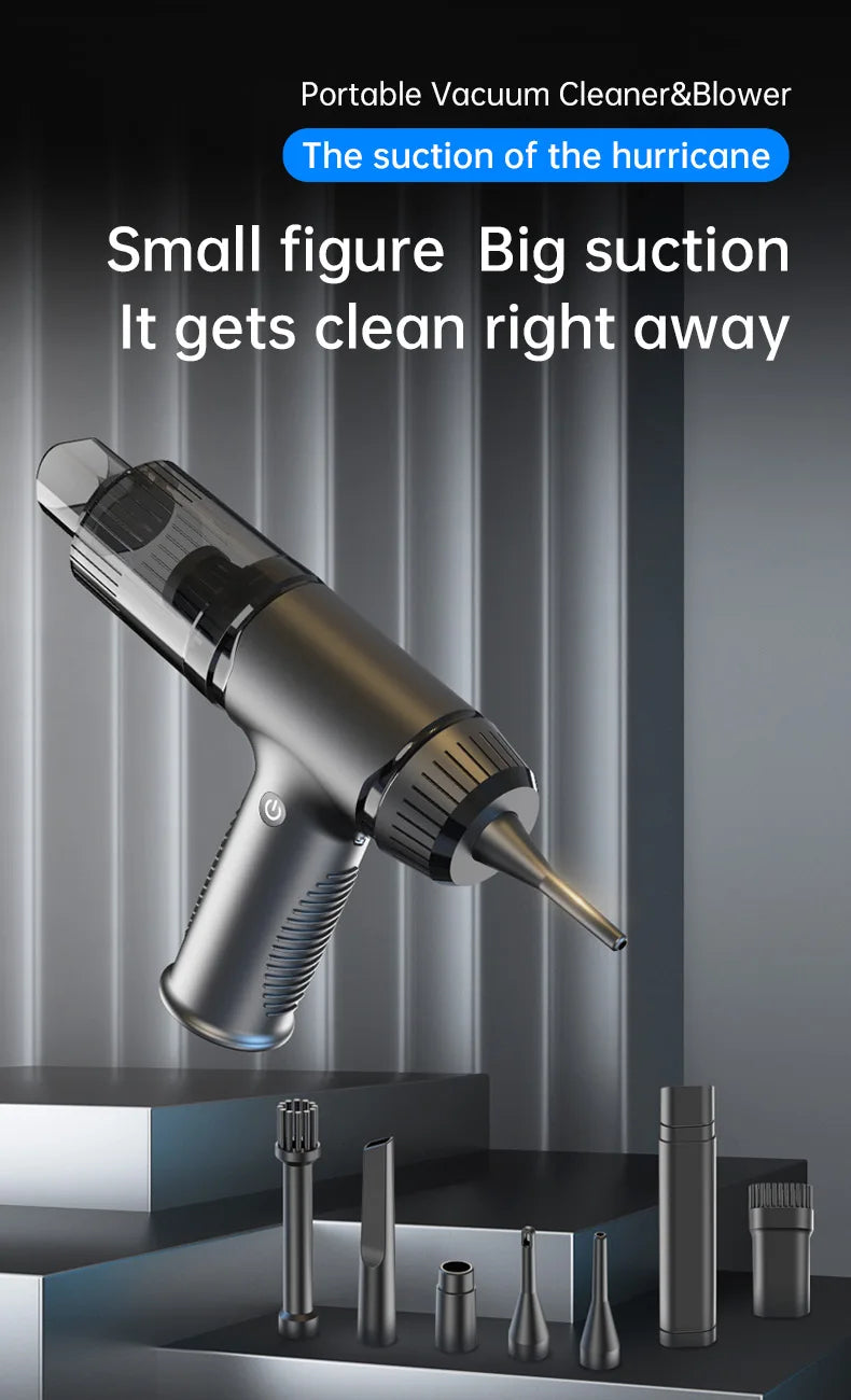 Wireless Vacuum Cleaner & Dust Blower 2 in 1 55W - Black | Vacuum Cleaner | SASKA Trading